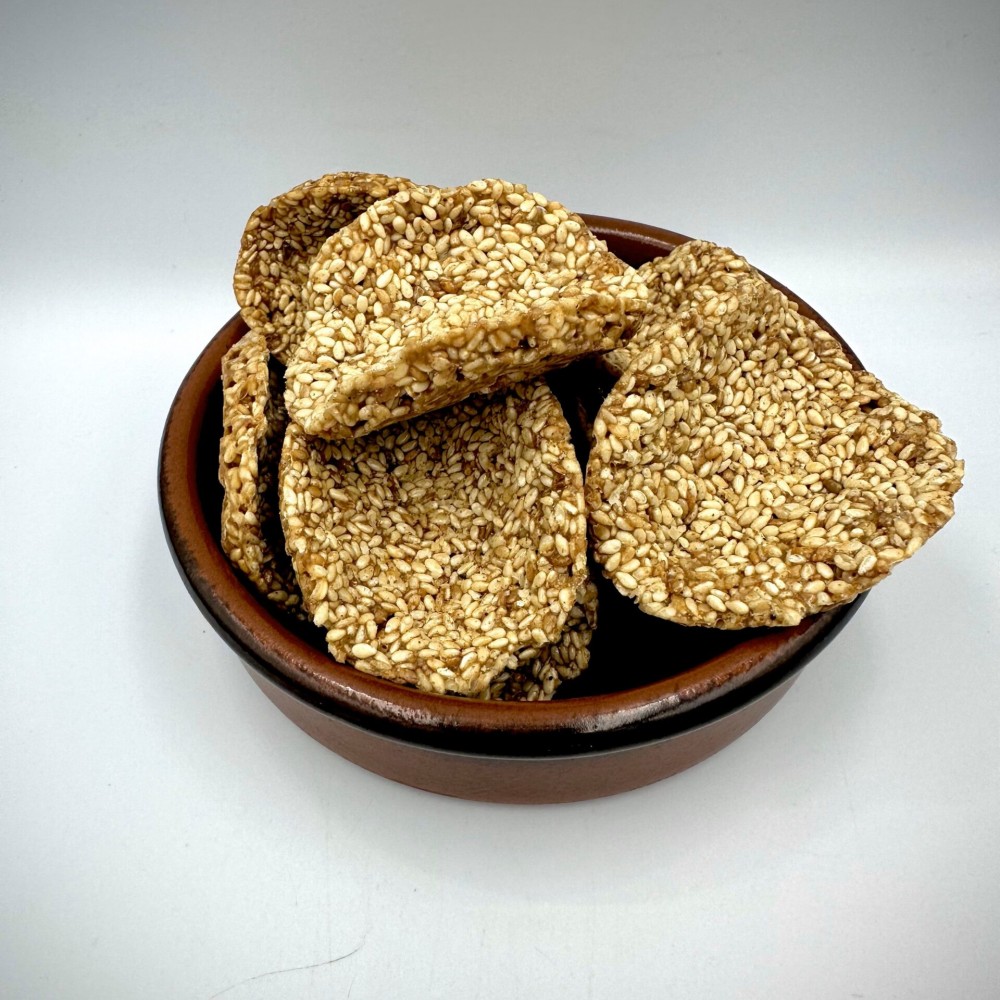 100% Pure Greek Sesame & Honey Pasteli Sweet Snack - Handmade Greek Pasteli Energy Snack Superfood