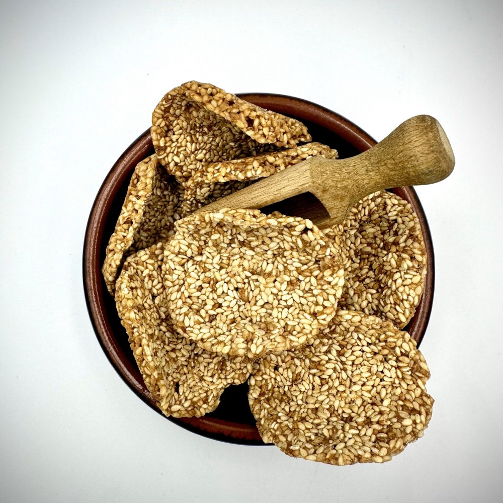 100% Pure Greek Sesame & Honey Pasteli Sweet Snack - Handmade Greek Pasteli Energy Snack Superfood