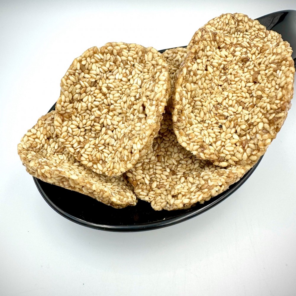 100% Pure Greek Sesame & Honey Pasteli Sweet Snack - Handmade Greek Pasteli Energy Snack Superfood