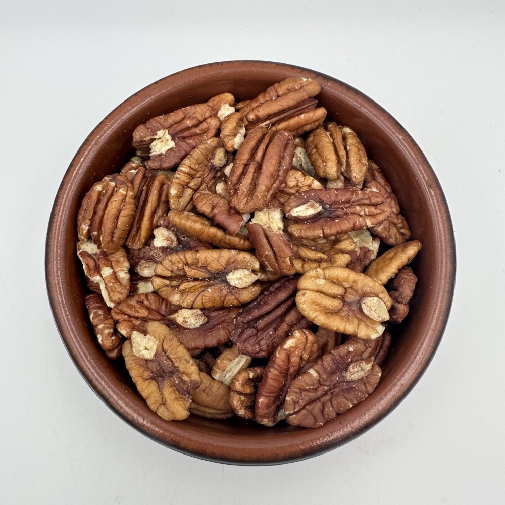 100%  Raw Pecan Walnuts Halves - Carya illinoinensis (Unsalted - Unroasted) Superior Quality Nuts