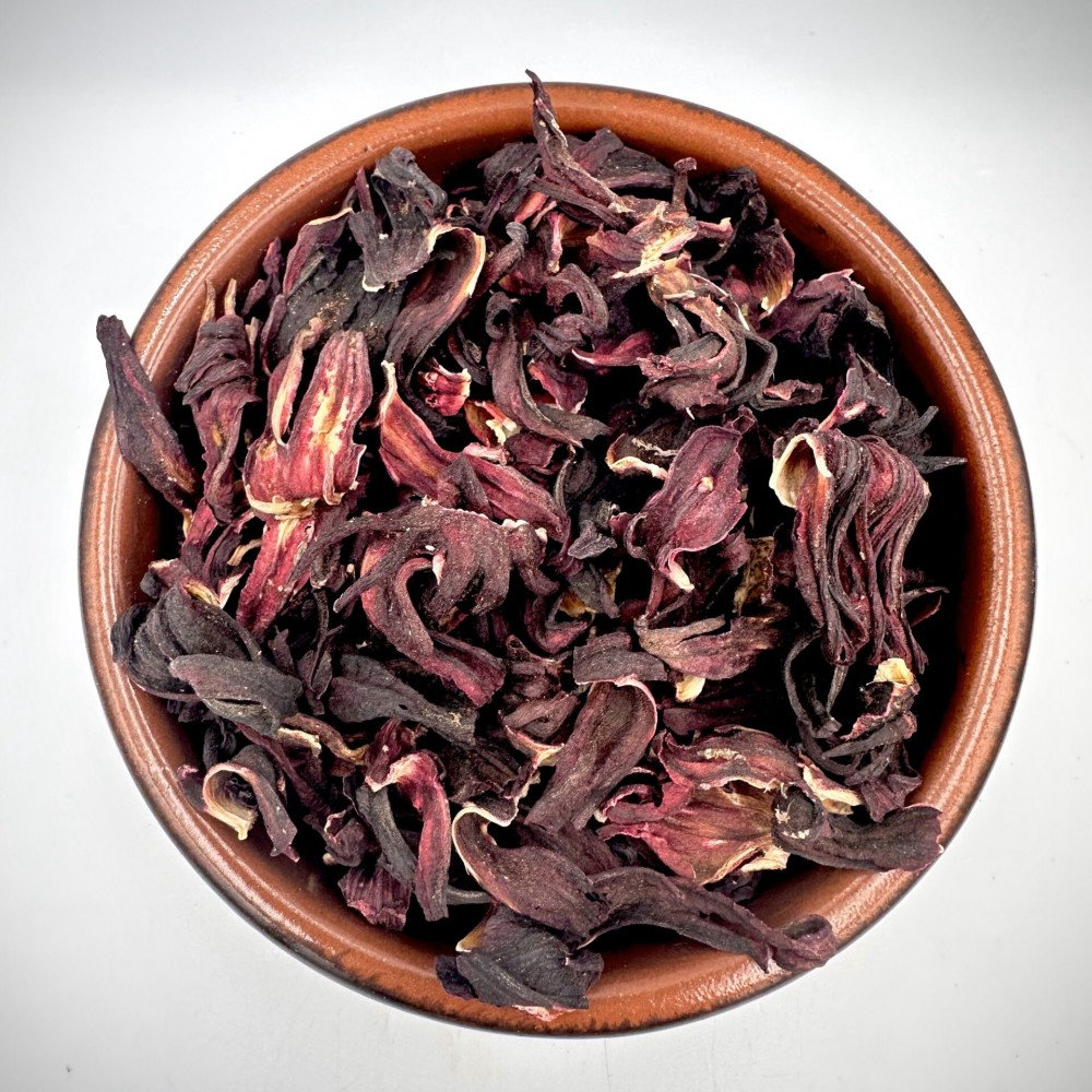 Hibiscus Dried Flowers Loose Herbal Tea - Hibiscus Sabdariffa - Superior Quality Herbs