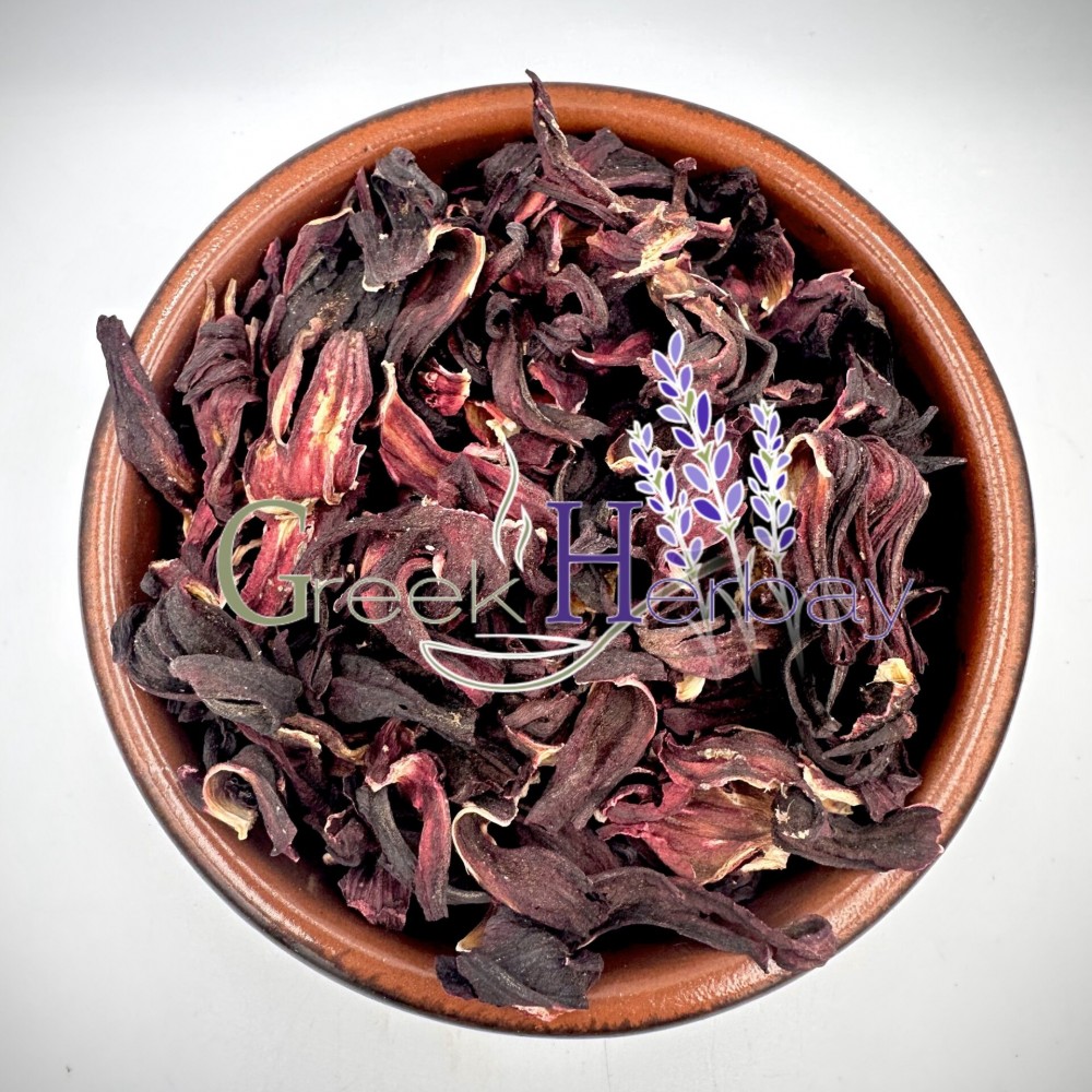 Hibiscus Dried Flowers Loose Herbal Tea - Hibiscus Sabdariffa - Superior Quality Herbs