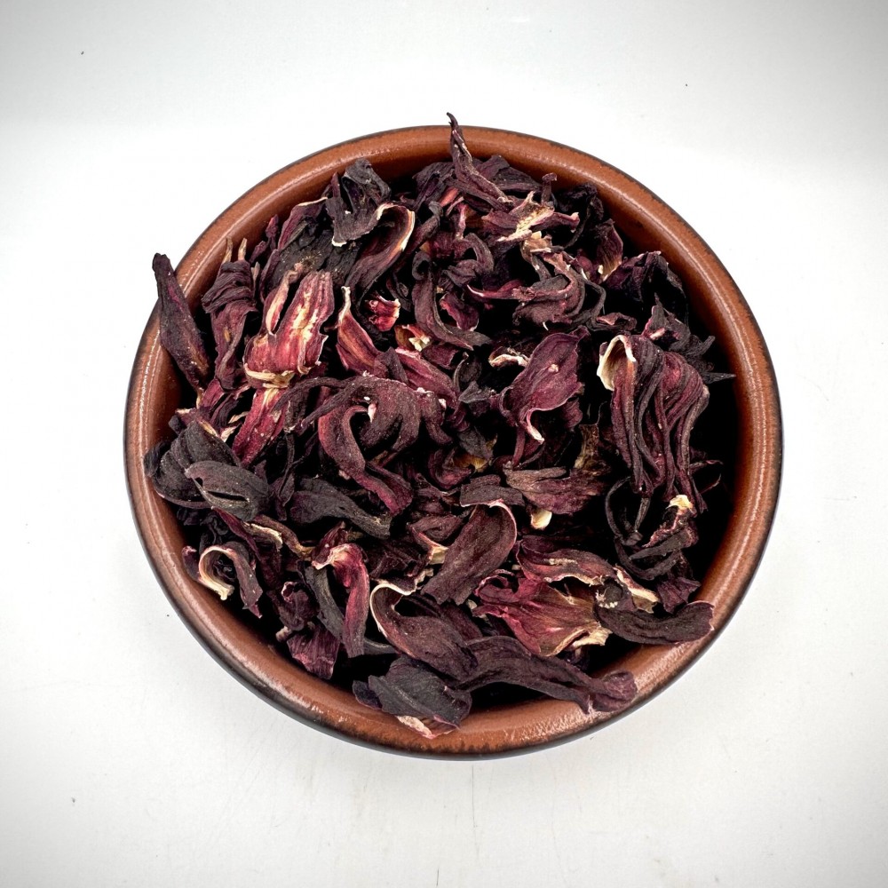 Hibiscus Dried Flowers Loose Herbal Tea - Hibiscus Sabdariffa - Superior Quality Herbs