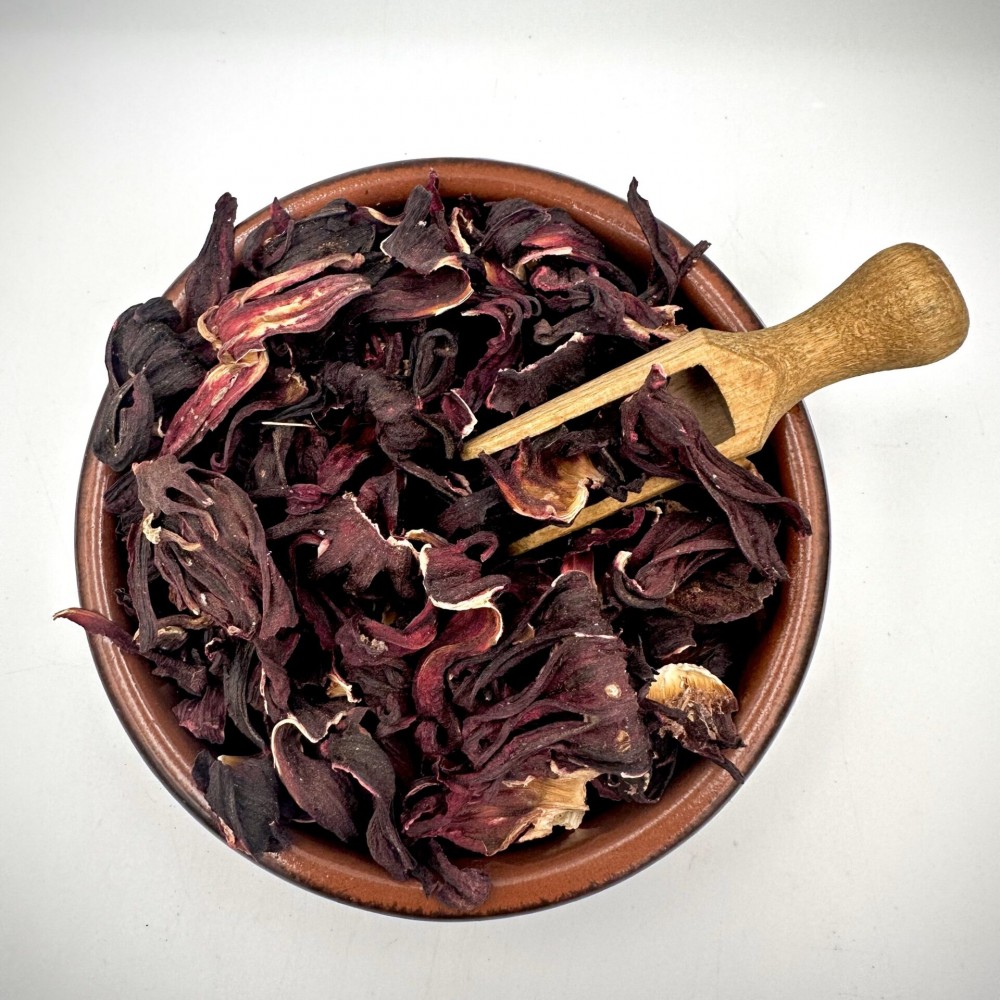 Hibiscus Dried Flowers Loose Herbal Tea - Hibiscus Sabdariffa - Superior Quality Herbs