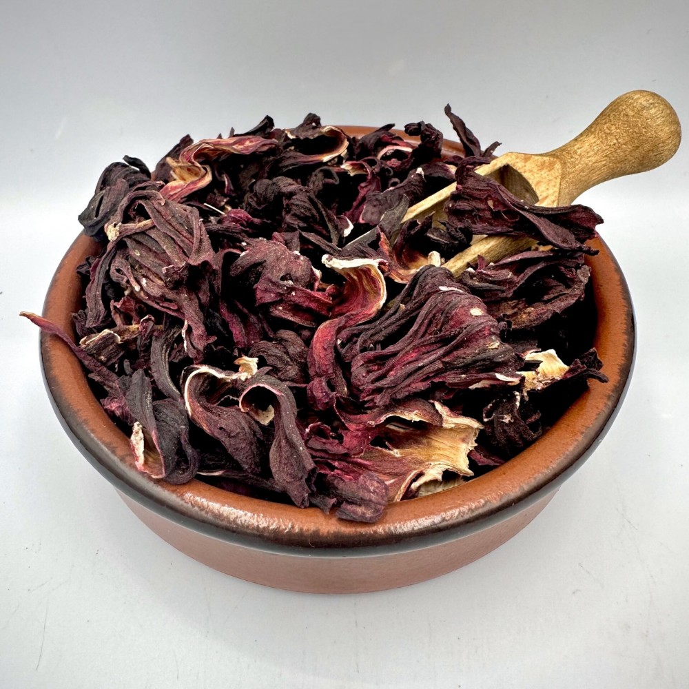 Hibiscus Dried Flowers Loose Herbal Tea - Hibiscus Sabdariffa - Superior Quality Herbs