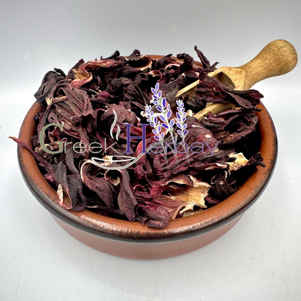 Hibiscus Dried Flowers Loose Herbal Tea - Hibiscus Sabdariffa - Superior Quality Herbs