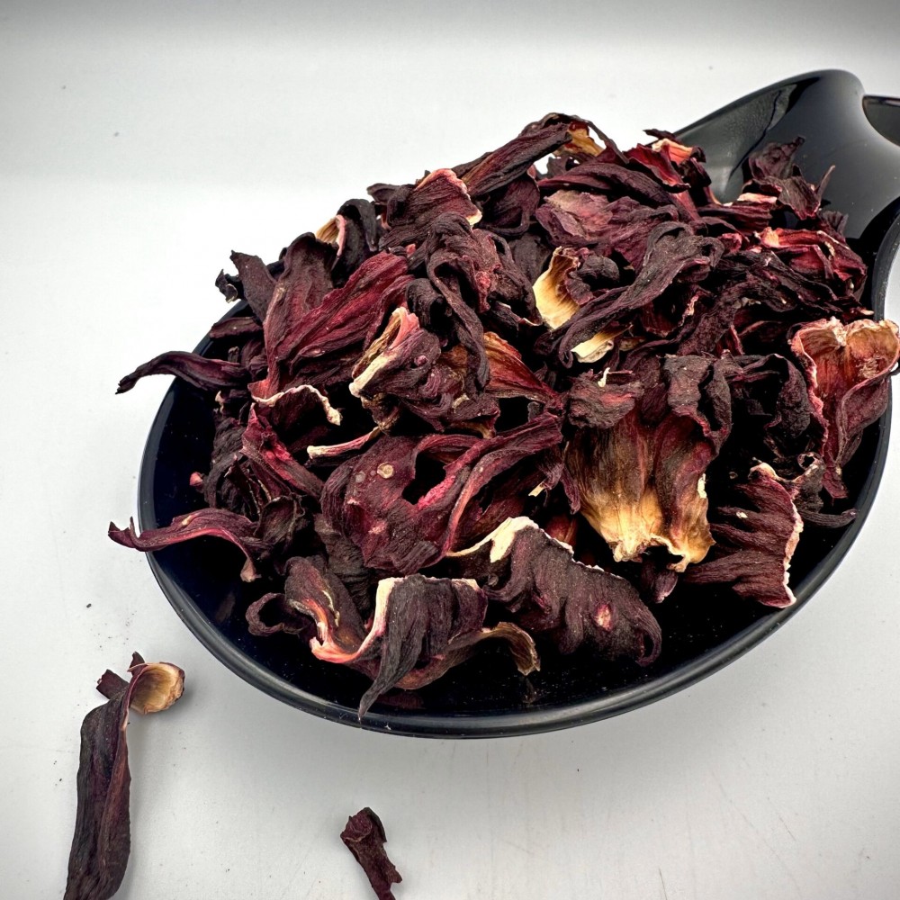 Hibiscus Dried Flowers Loose Herbal Tea - Hibiscus Sabdariffa - Superior Quality Herbs