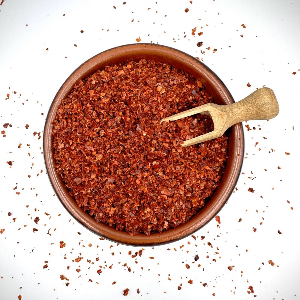 Aleppo Chilli Flakes - Capsicum annuum - Chilli Chrushed Pepper flakes Pul Biber Halep biberi -Superior Quality Herbs&Spice