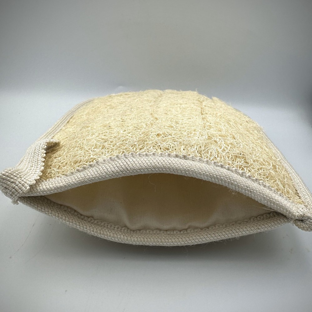 100%Natural Greek Loofah Sponge (Double face Mitt) 7.9"x6.2"inches(20x16cm)  Kalymnos Bath Shower - Sea Loofah Sponge-Harvest 2023