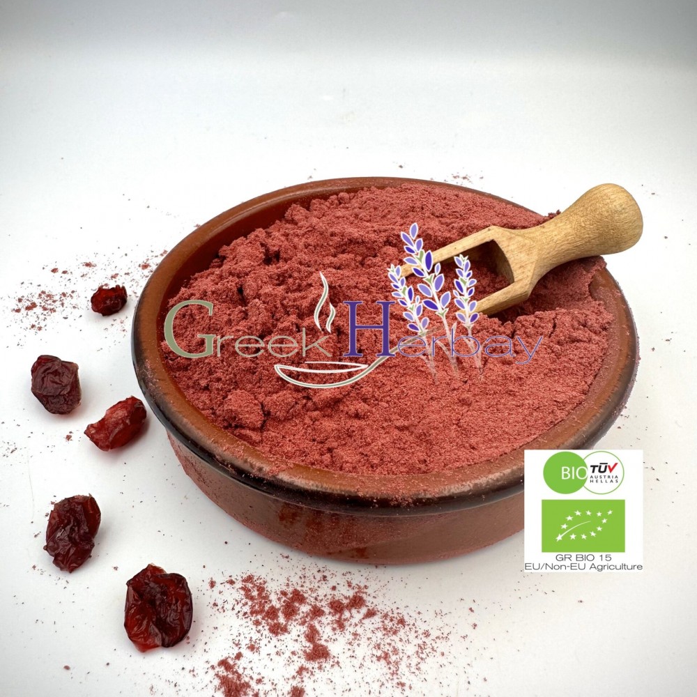 100% Organic Cranberry Fruit Extract Powder - Vaccinium Macrocarpon - Superior Quality Superfood&Powders {Certified Bio Product}