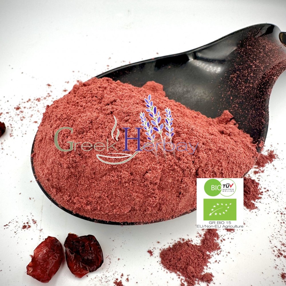 100% Organic Cranberry Fruit Extract Powder - Vaccinium Macrocarpon - Superior Quality Superfood&Powders {Certified Bio Product}