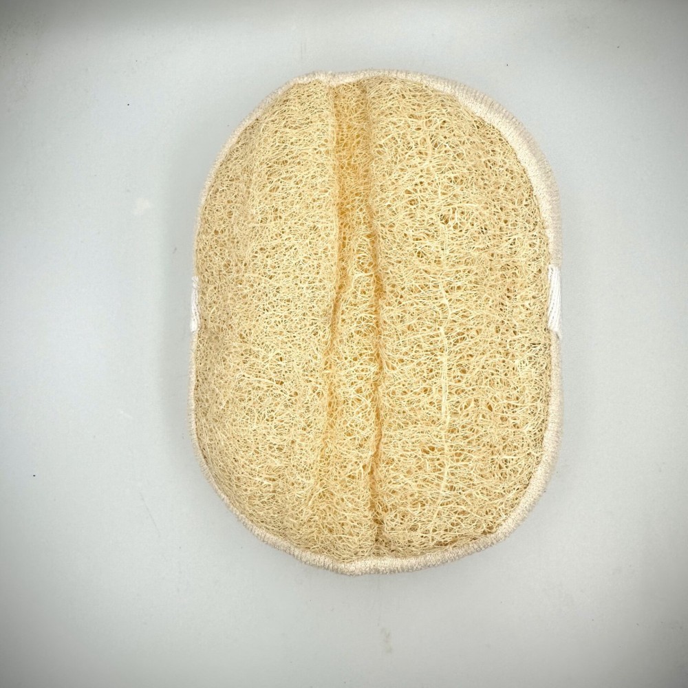 Natural Handmade Greek Loofah Sponge Oval (Scrub and sponge) 7.9"x6.2"inches(20x16cm) Kalymnos Bath Shower - Sea Loofah Sponge-Harvest 2023