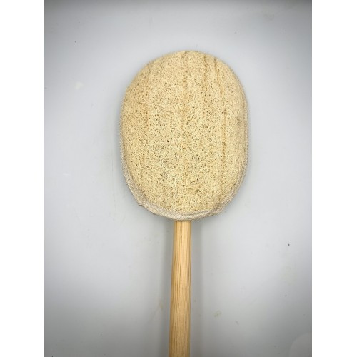 Natural Greek Loofah Brush Sponge with Wooden Pole (55cm 21.5inches') Kalymnos Bath Shower ~ Sea Loofah Sponge | Superior Quality  Natural Greek Loofah Brush Sponge with Wooden Pole (55cm 21.5inches') Kalymnos Bath Shower ~ Sea Loofah Sponge | Superior Quality