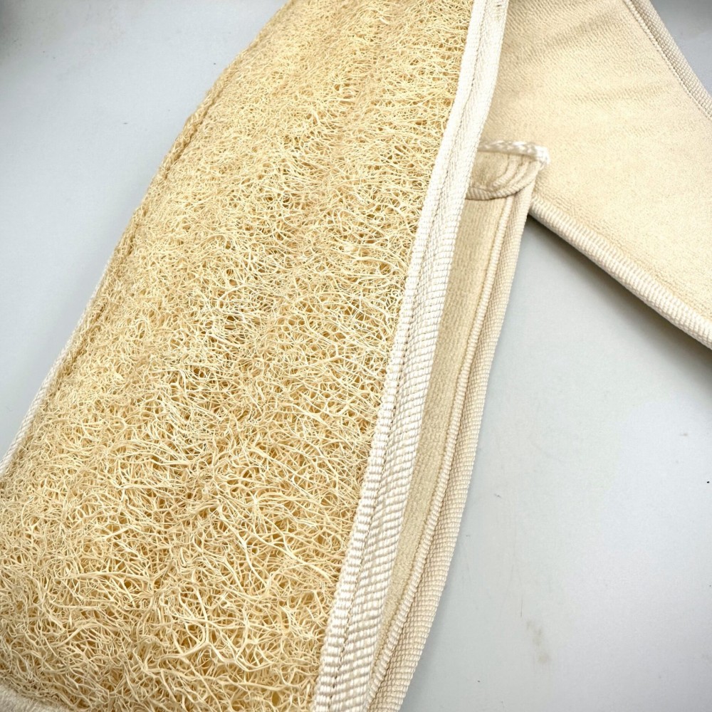 100% Natural Greek Loofah Strap Sponge - Natural exfoliating loofah - Kalymnos Bath Shower - Sea Loofah Sponge