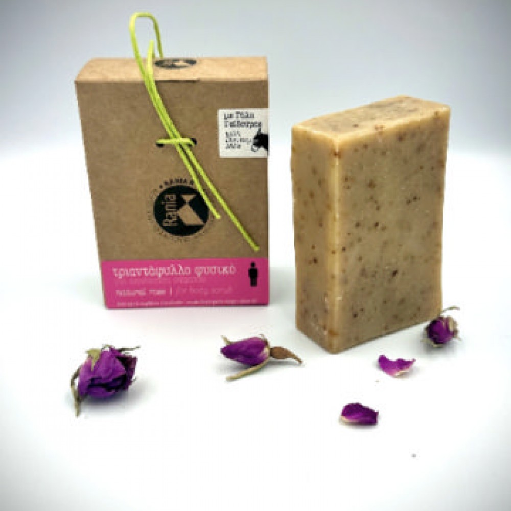 Handmade Natural Rose with Donkey Milk Soap Bar With Greek Olive Oil Soap Herbal Body&Scrub Soap ~ Superior Quality