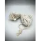 Greek Natural Volcanic Pumice Stone with rope (9cm-3.5in) ~ Superior Quality Pumice Santorini island Lava stone Scrub